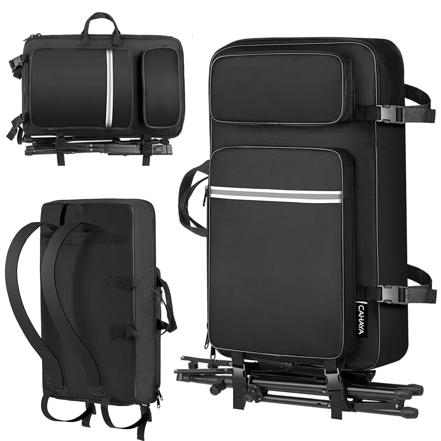 タブラセット オマケ付き Amazon | CAHAYA 譜面台 バッグ ソフト 【12mm厚いパッド】 多
